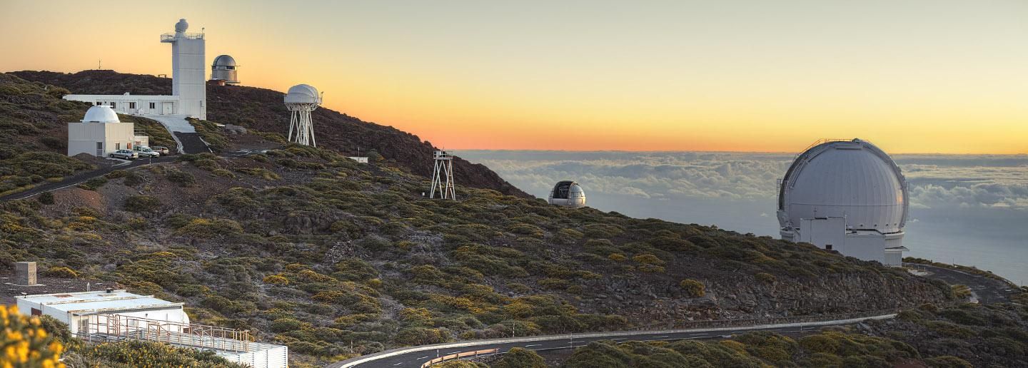 Observatorio del Roque de Los Muchachos, en las cumbres de la Villa de Garafía.