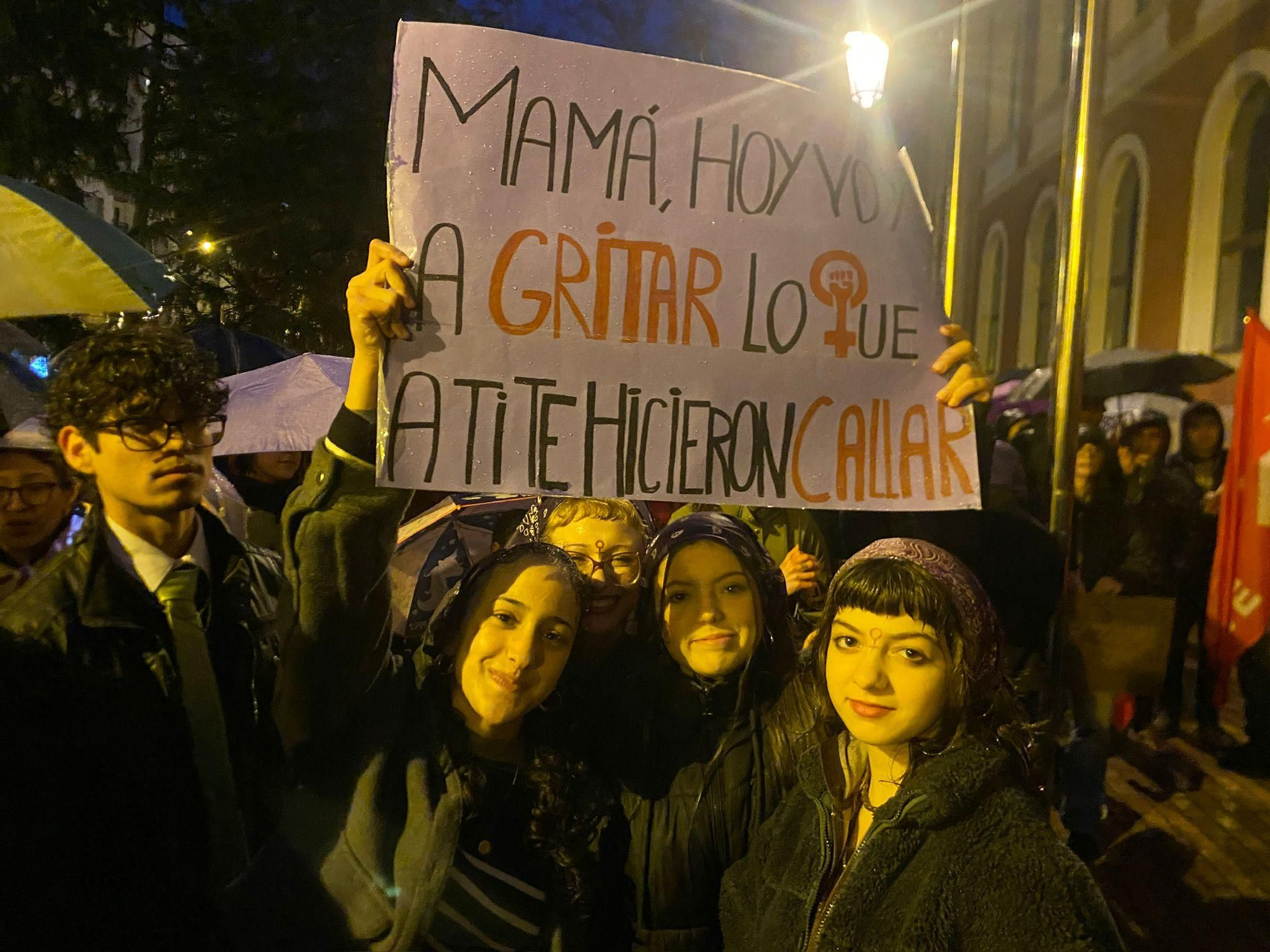 Las imágenes del 8M en Logroño: la fuerza del feminismo venció a la lluvia