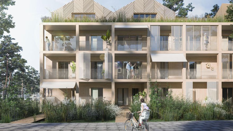 Imagen hecha por ordenador del futuro del barrio