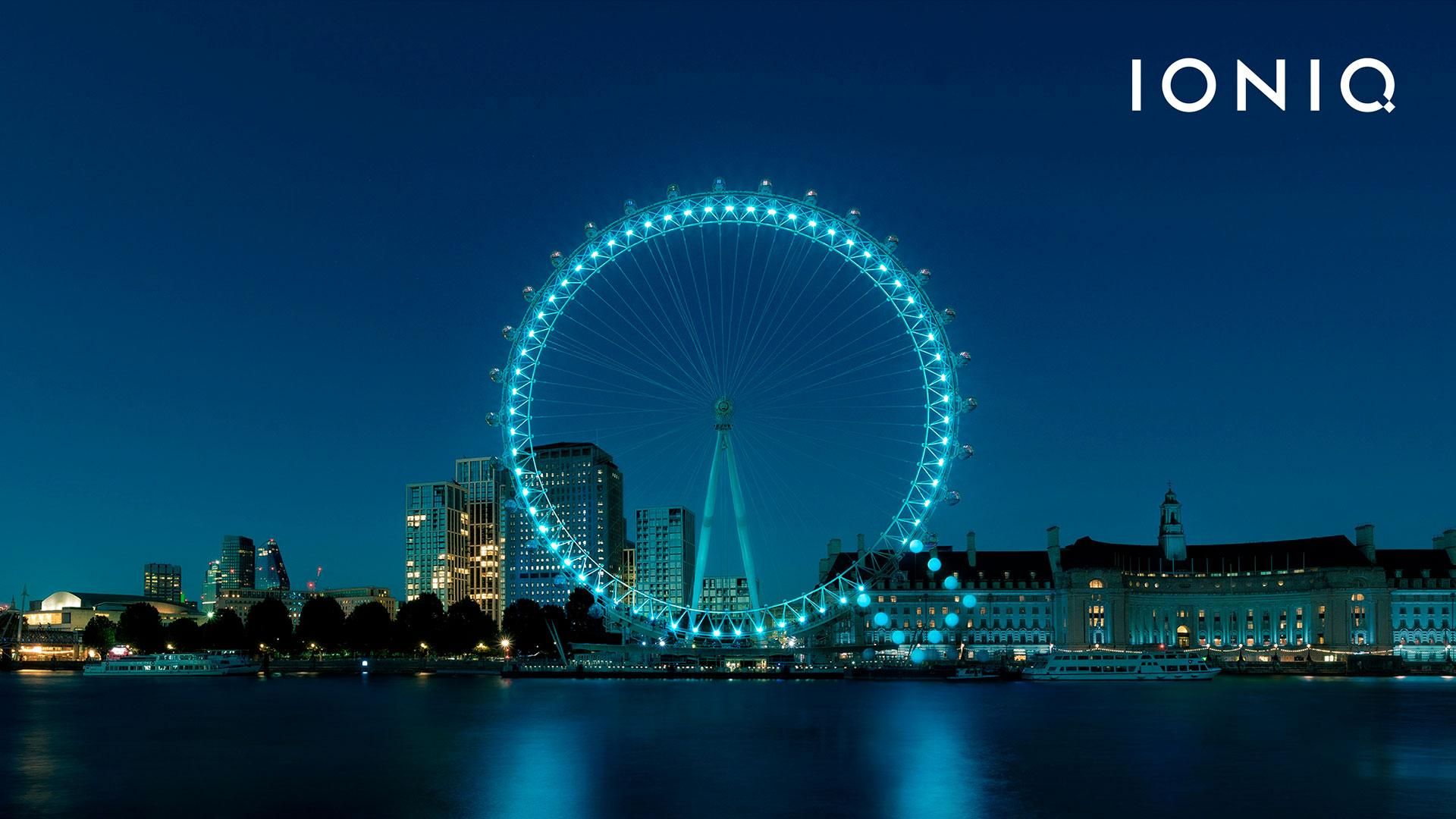 Acto de lanzamiento de la línea Ioniq en el London Eye