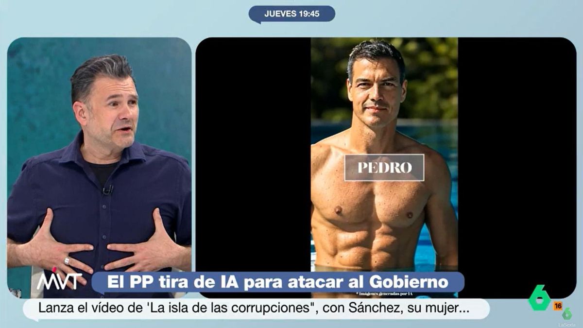 Iñaki López en 'Más vale tarde'