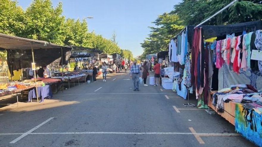 Mercado de Colón en su nueva ubicación del paseo de Papalaguinda