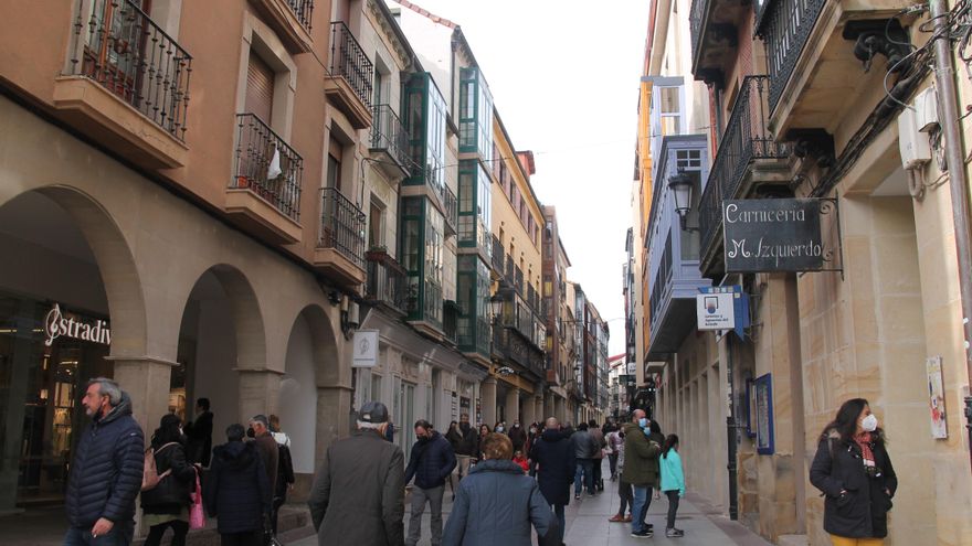 La calle El Collado de Soria.