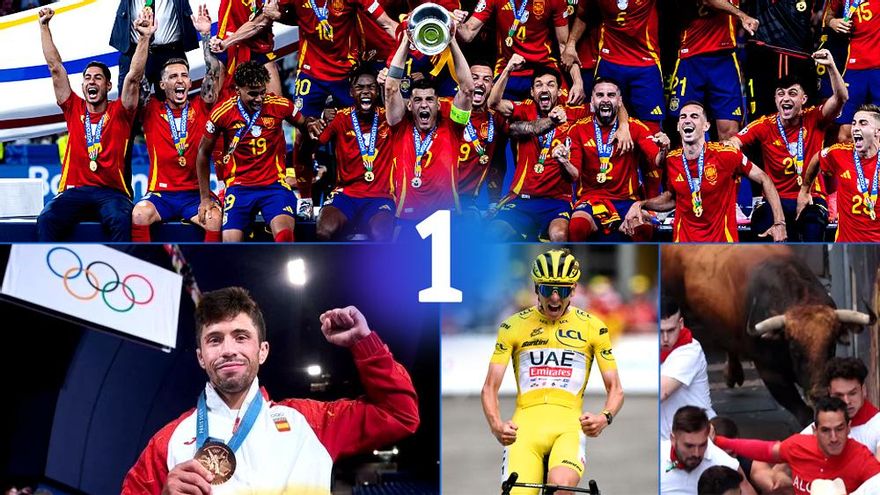 La 1 de TVE (14.6%) lidera julio por segundo mes seguido en su cielo deportivo de Eurocopa y JJ. OO.