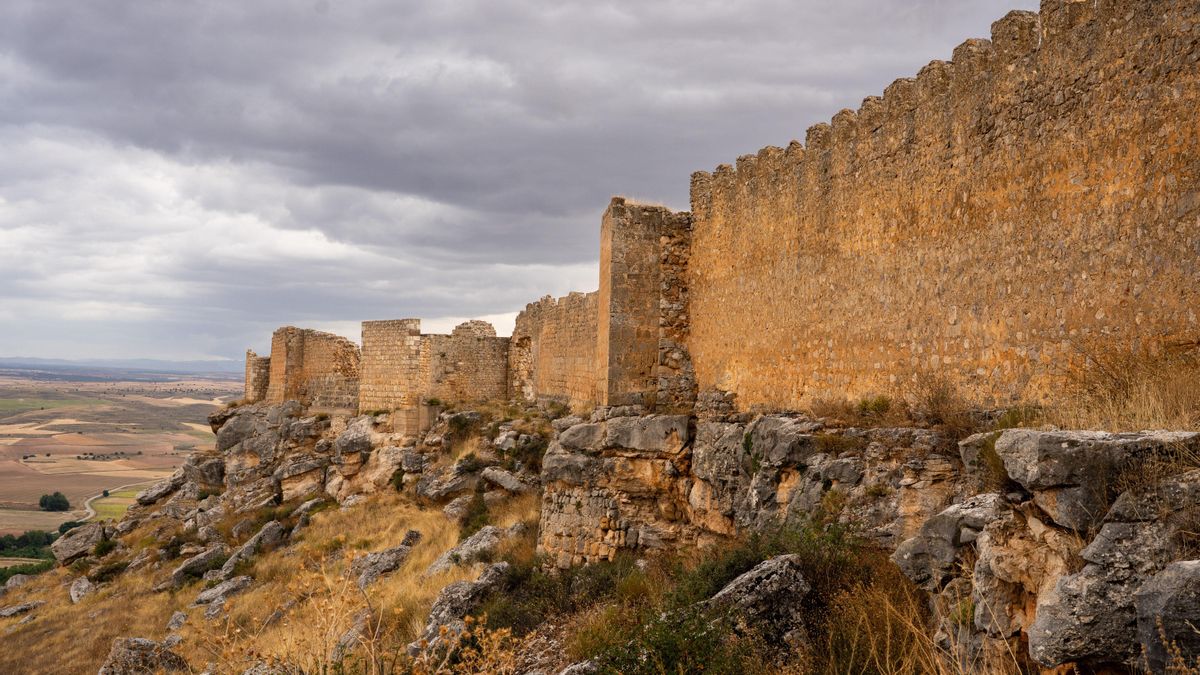 Murallas de la fortaleza de Gormaz, en Soria