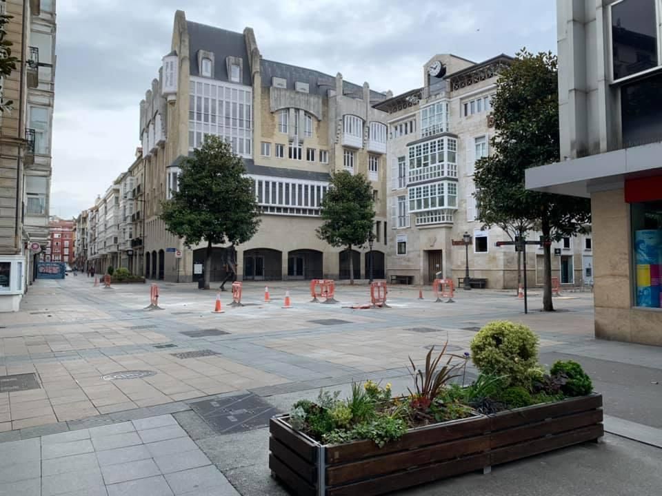 La plaza del Arca de Vitoria