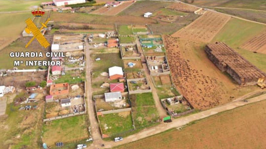 La Guardia Civil investiga la estafa y posterior construcción de viviendas en suelo no urbanizable en Cigales