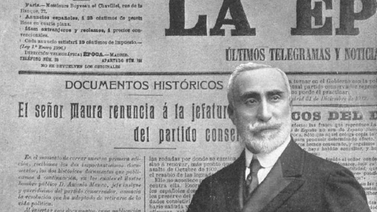 Cien años de la muerte de Antoni Maura, el político de derechas al que no mira el PP