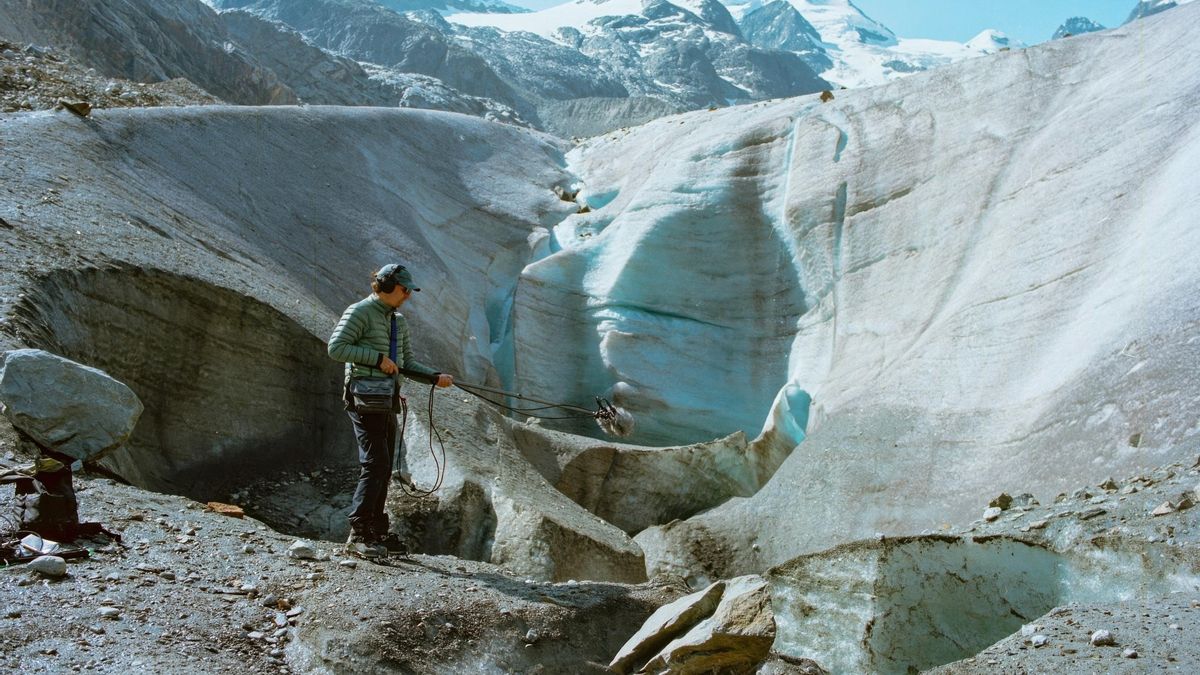 Crying Glacier: el “llanto” del glaciar Morteratsch aterriza en la ciudad de Valencia de la mano del artista sonoro Ludwig Berger