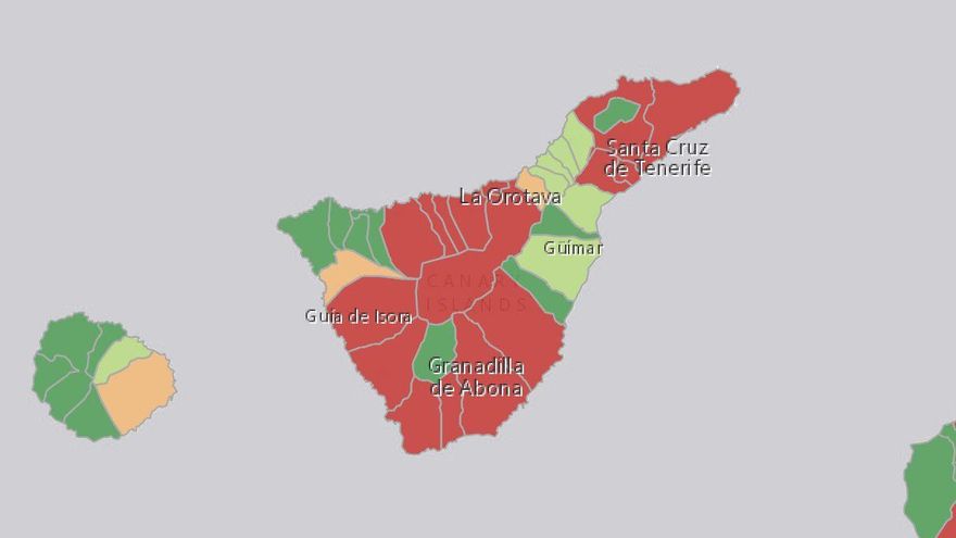 Tenerife baja a nivel 1 de alerta después de ocho meses
