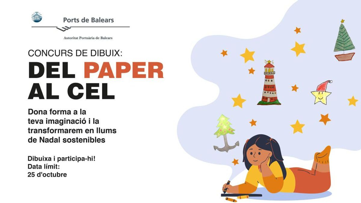 La APB cerca el dibuix que il·luminarà el port de Palma aquest Nadal