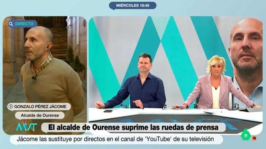 Nuevo show del alcalde de Ourense, Pérez Jácome, esta vez contra Cristina Pardo y 'Más Vale Tarde': "Manipulan"