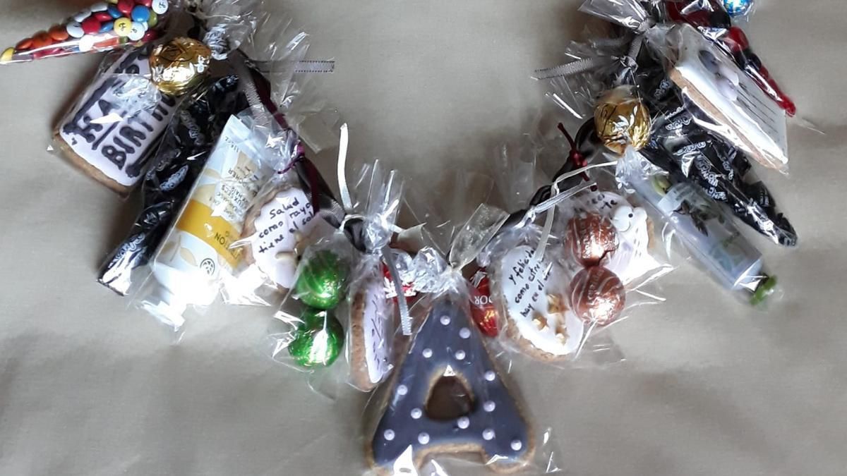 Cuelga leonesa elaborada por Belen Cakes and Cookies.