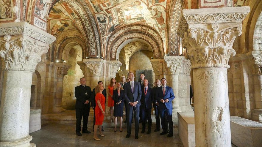Felipe VI defiende en León “la creencia en el valor de la verdad, del respeto y la tolerancia frente al rechazo"