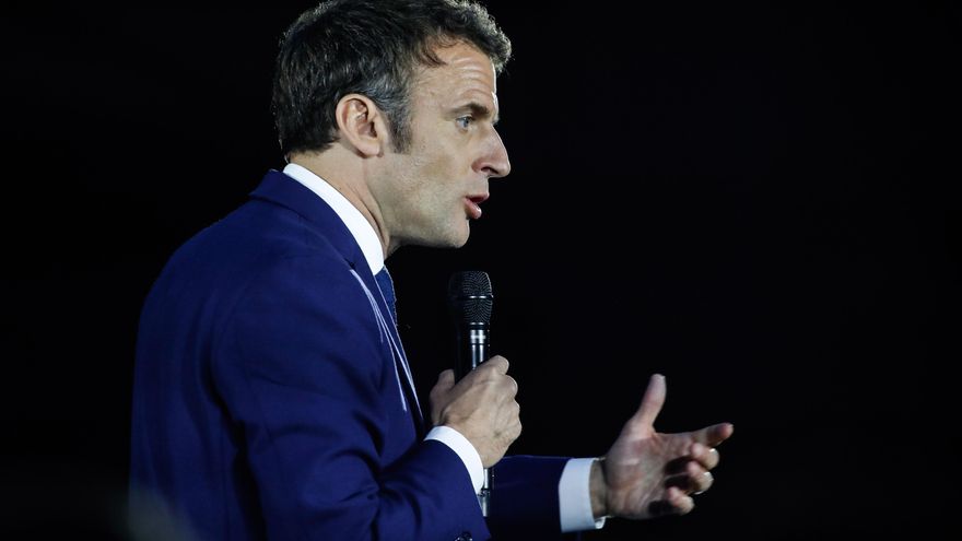 Emmanuel Macron, este martes. EFE/EPA/Mohammed Badra