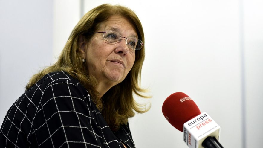 La candidata número 5 del PP al Congreso de los Diputados por Madrid, Elvira Rodríguez, durante una entrevista para Europa Press.