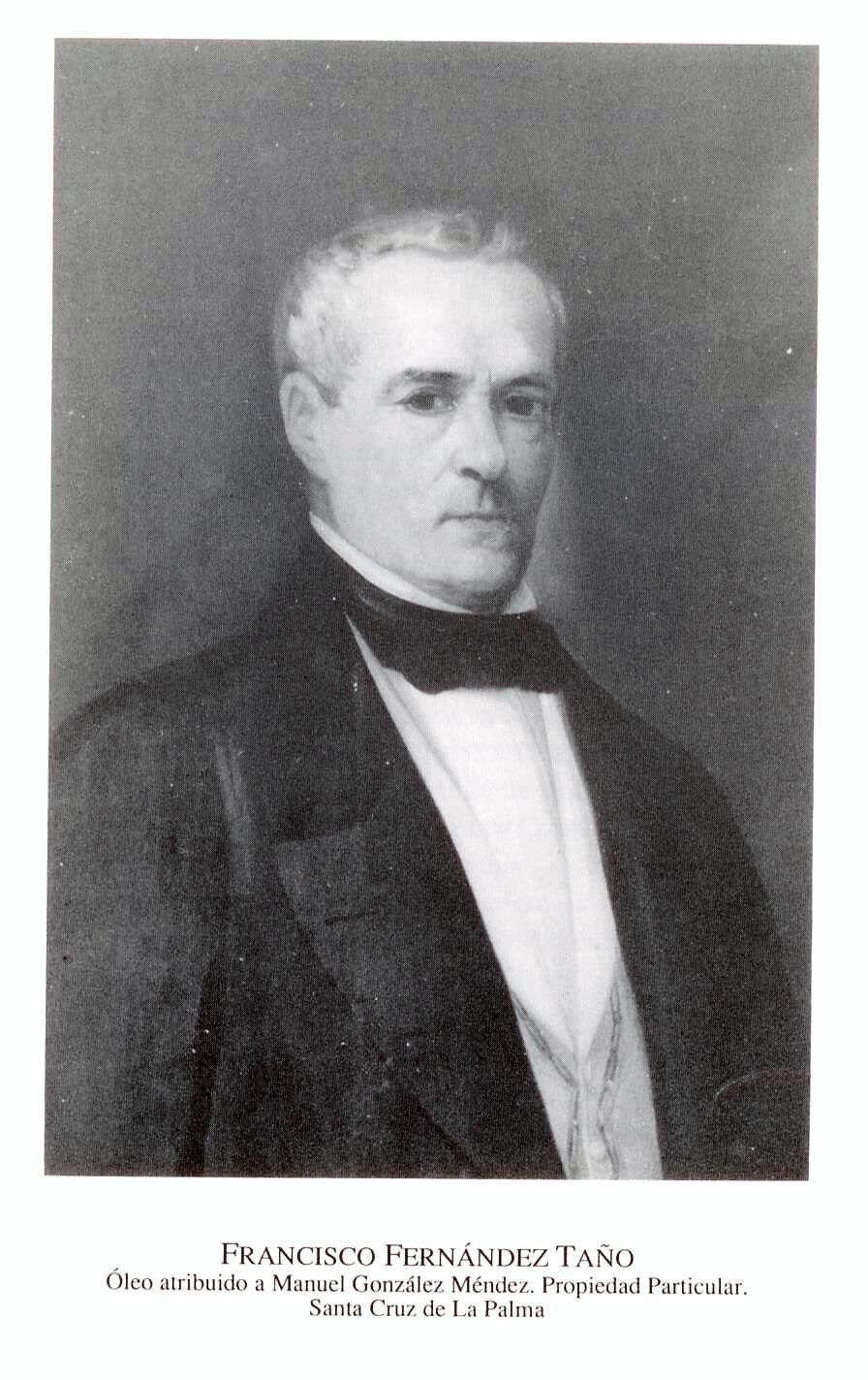 Francisco Fernández Taño, uno de los impulsores de la donación del reloj de la torre de Los Llanos de Aridane (1852).