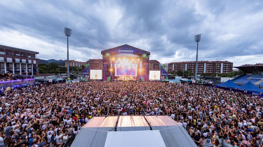 Recinto del festival Sonórica en su primera jornada.