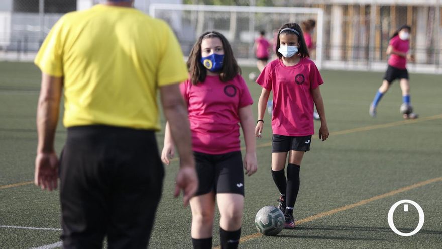 Entrenamiento del equipo Paquillo Moreno de Montilla