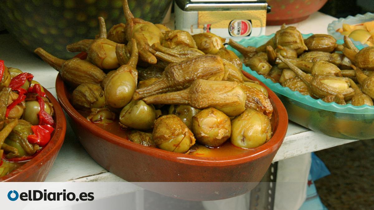 Esta es la berenjena española que no se come fresca, sino cocida, fermentada y aliñada