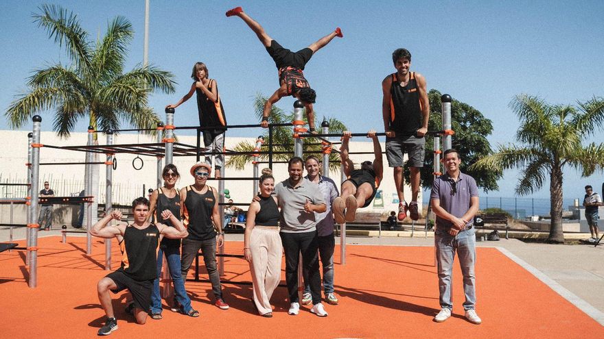 Parque de calestenia en la zona de Taco en La Laguna