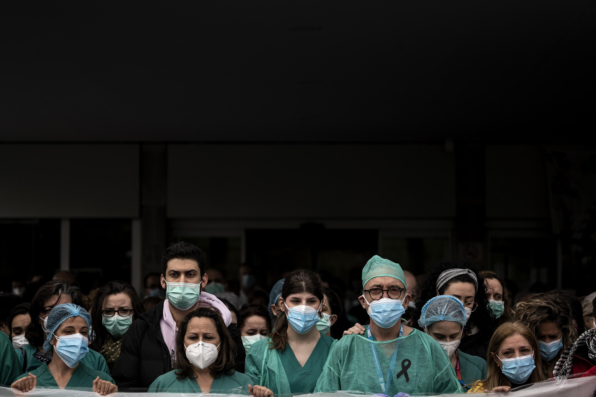 Acto homenaje a Esteban, el enfermero fallecido con coronavirus del Hospital Severo Ochoa