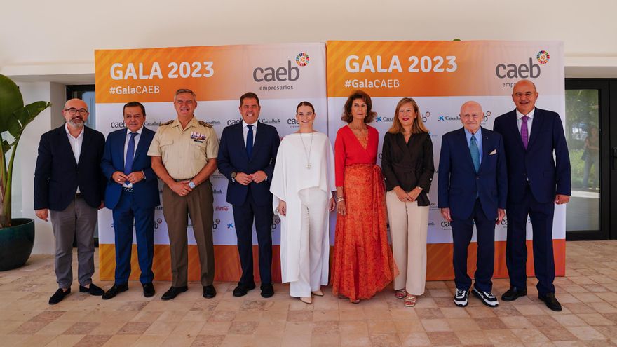Camen Planas y Marga Prohens en la gala de la CAEB.