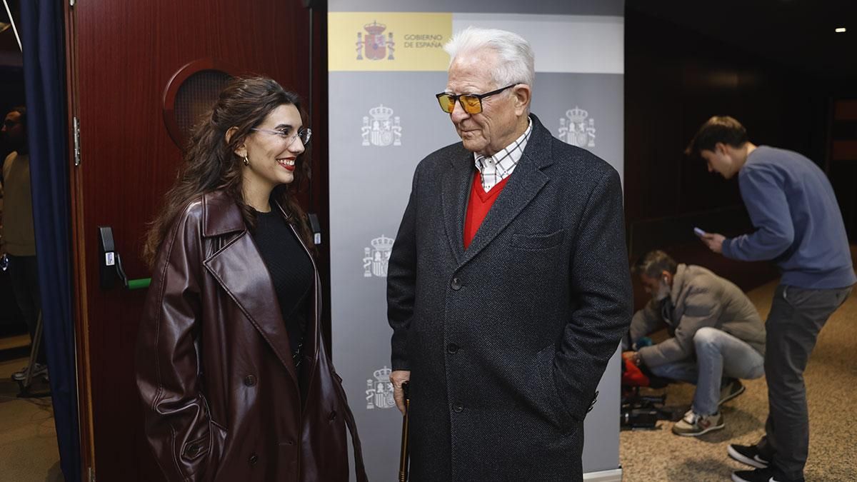 Alba Saenc junto a Antonio Deza