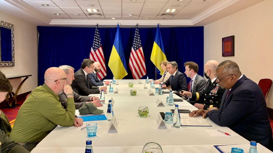 Encuentro entre los ministros de Exteriores y Defensa de Estados Unidos y Ucrania