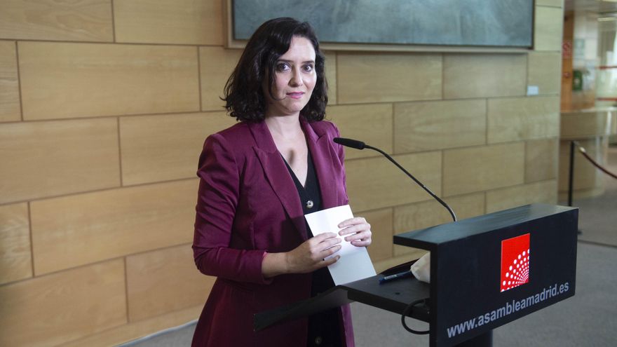 La presidenta de la Comunidad de Madrid, Isabel Díaz Ayuso.