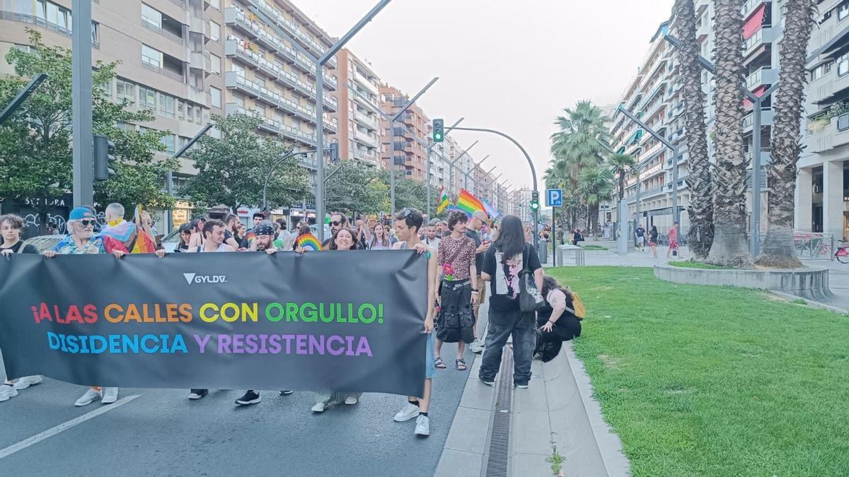 Manifestación del Orgullo LGTBI+ en Logroño