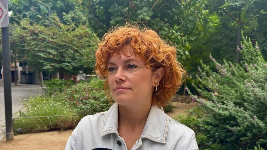 La secretaria general de ERC, Elisenda Alamany, en las declaraciones este sábado en Barcelona