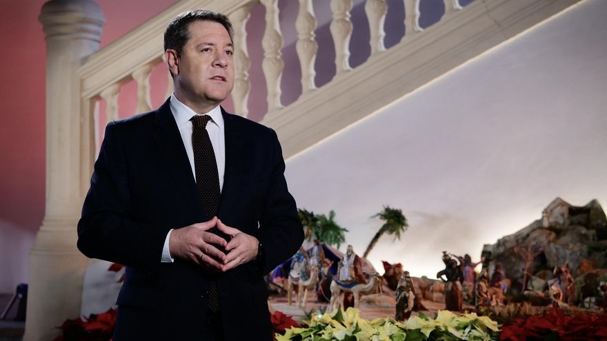 Page en el mensaje de año nuevo