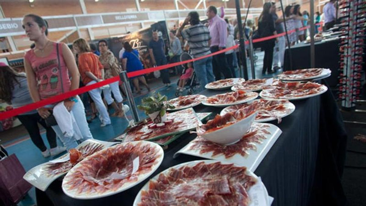 Imagen de una edición anterior de la Feria del Jamón.