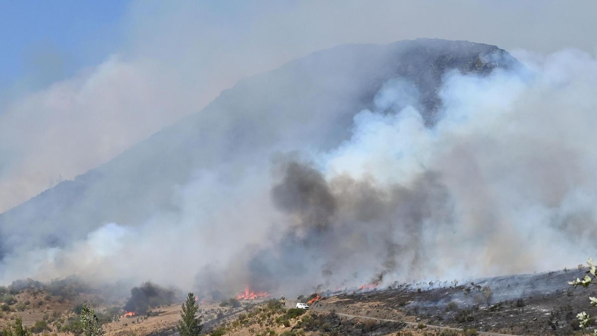Fuego en Fasgar, León