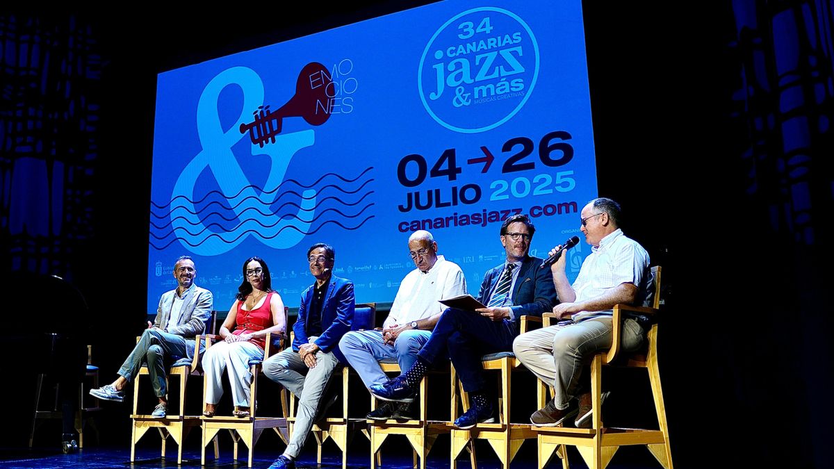 Acto de presentación de la 34ª edición del festival Canarias Jazz & Más.