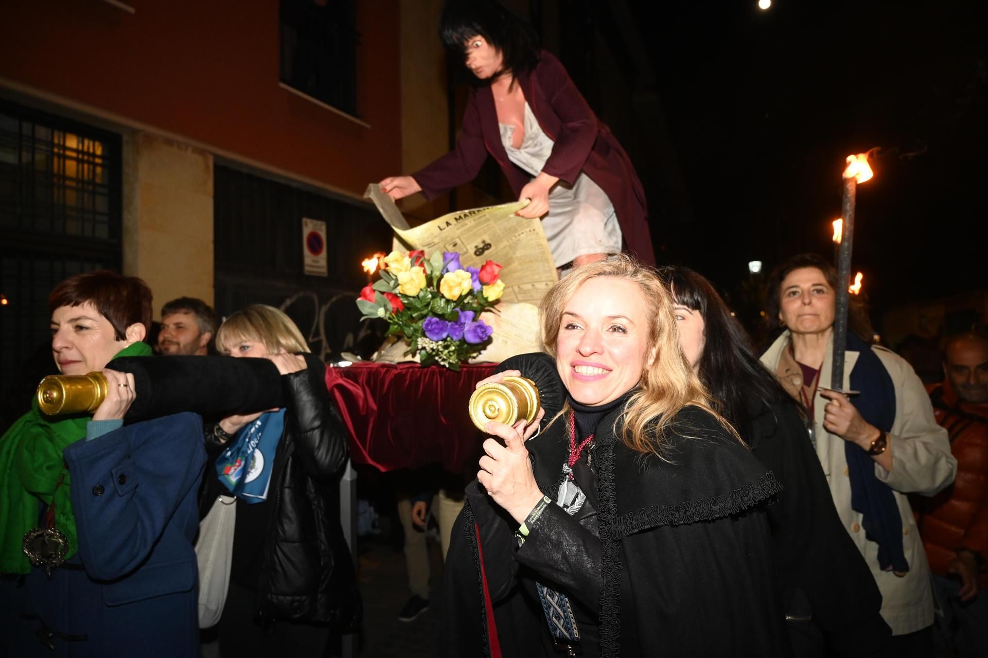 Procesión del 'Entierro de Genarín'.
