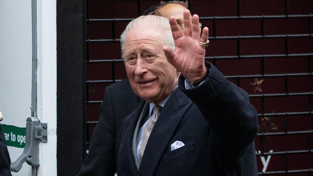 El rey Carlos III a su llegada a un desfile de la semana de la moda en Londres, este jueves.