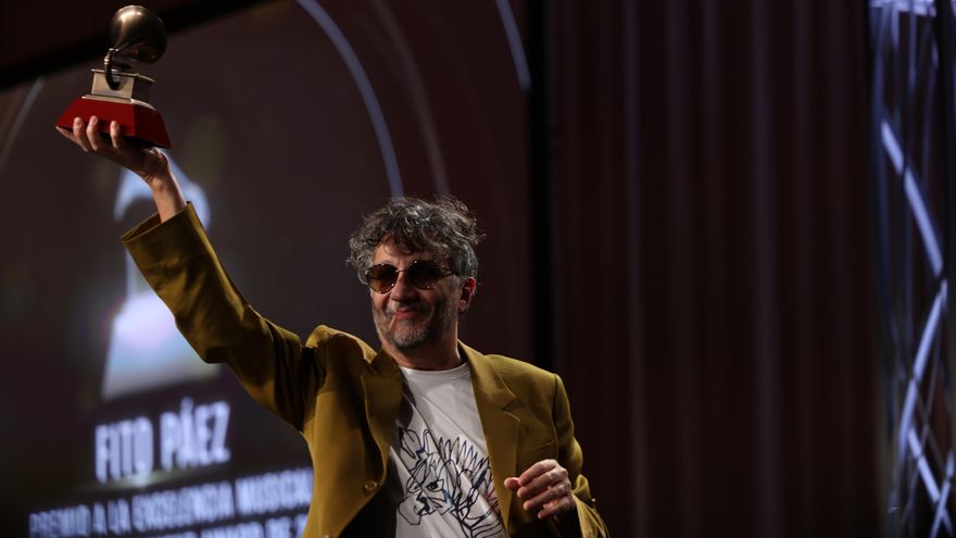 Fito Paez recibió el Grammy a la "Excelencia Musical"