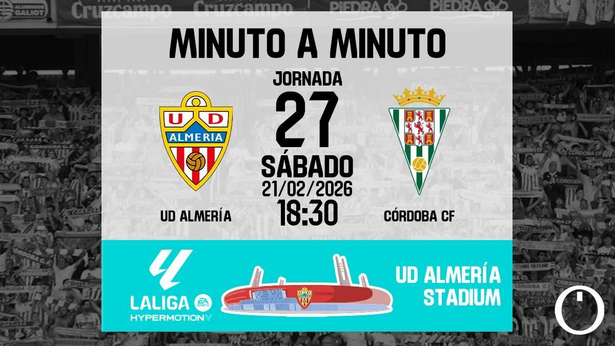 Sigue en directo el UD Almería - Córdoba CF en 'Cordópolis'