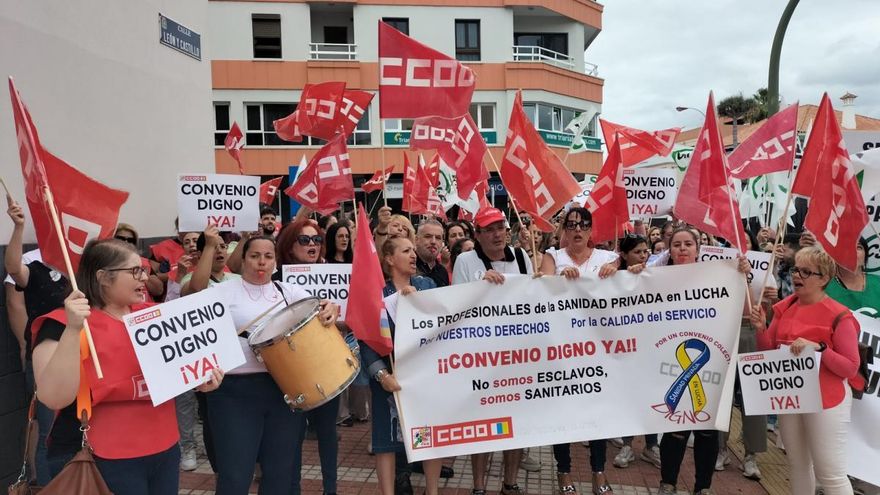El conflicto laboral en las clínicas privadas de Las Palmas se enquista mientras el Gobierno proyecta más derivaciones