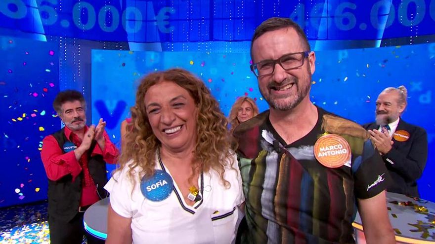 Sofía y Marco Antonio hacen balance de su paso por 'Pasapalabra': "Cuando llegué era Paco Martínez Soria en la capital"