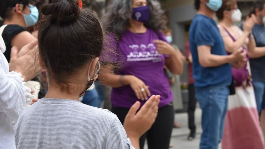 Manifestación feminista en Toledo