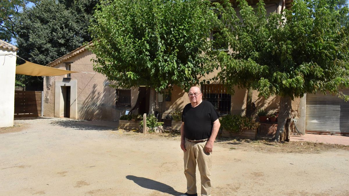 Josep Molist, otro de los vecinos de Gallecs que luchan por recuperar sus casas