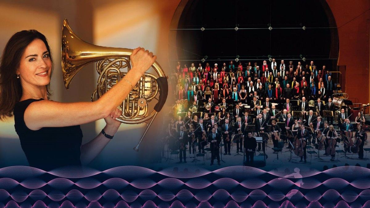 La trompista Sarah Willis y la Orquesta Sinfónica de Las Palmas.