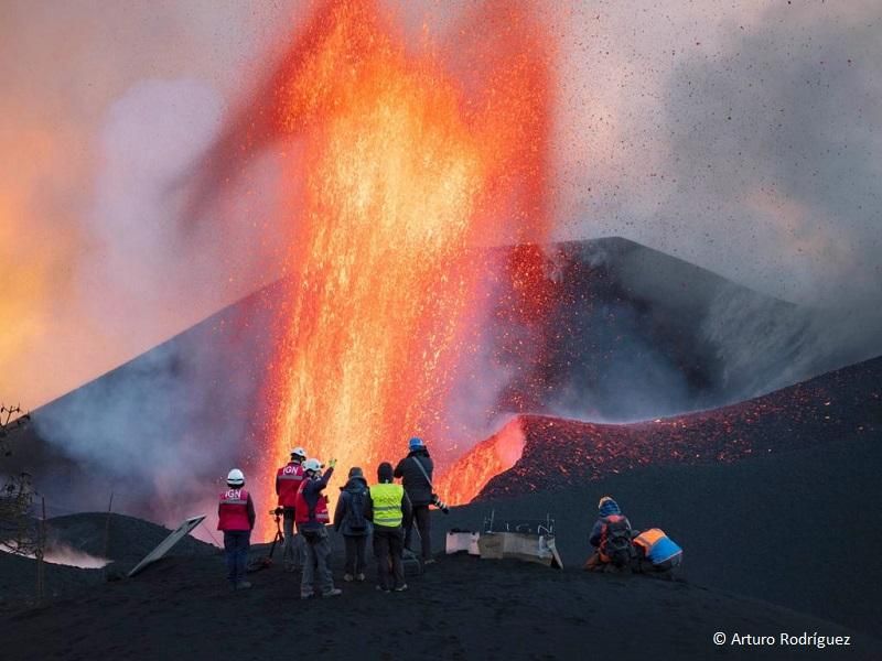 Imagen de archivo del erupción del Tajogaite en septiembre de 2021.