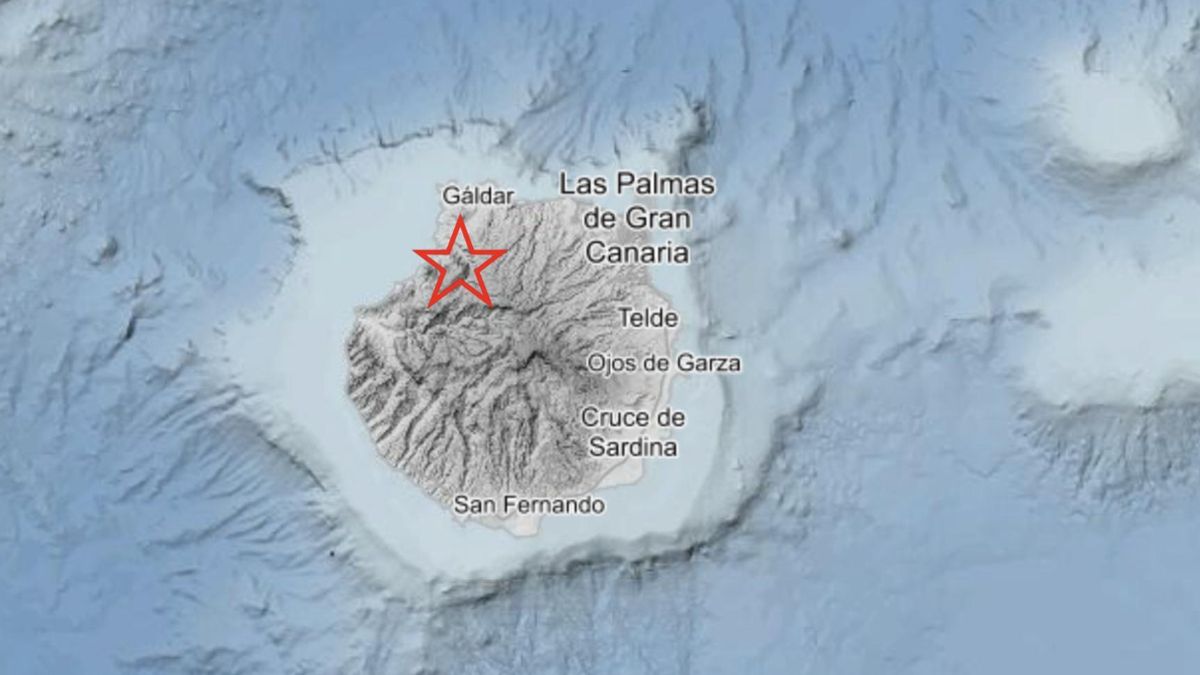 Registrado un terremoto de 1,7 en Gran Canaria sentido por la población