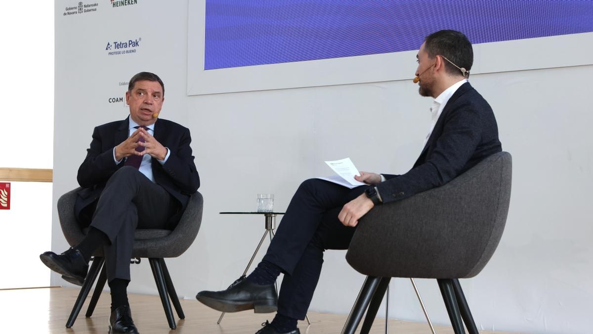 Luis Planas durante la II Jornada de Economía Circular de elDiario.es.