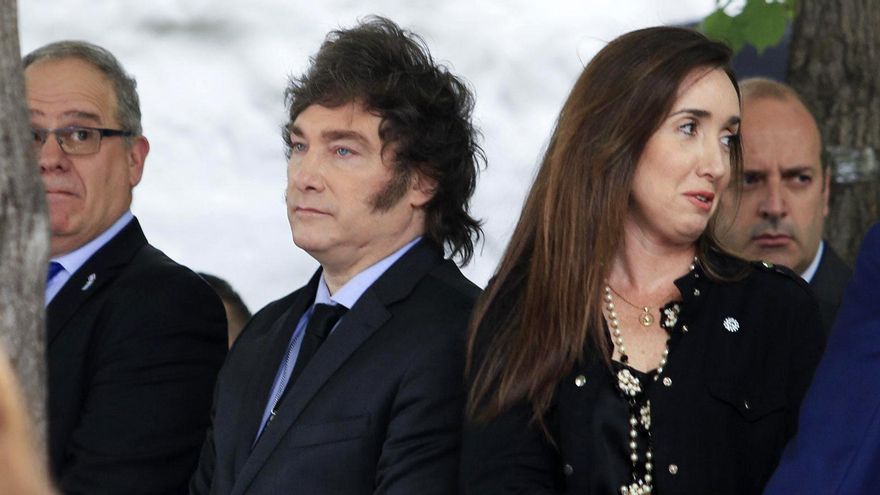 Ex compañeros de fórmula, Javier Milei y Victoria Villarruel
