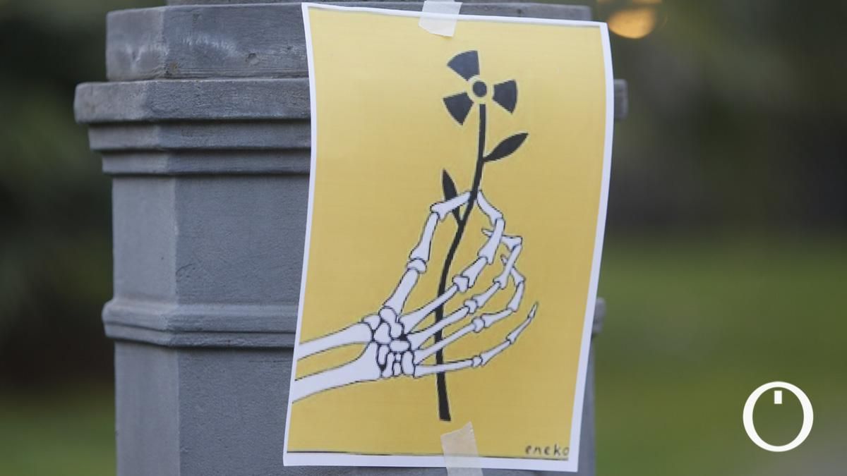 Concentración por el 77 aniversario del lanzamiento de las bombas atómicas sobre Nagasaki e Hiroshima